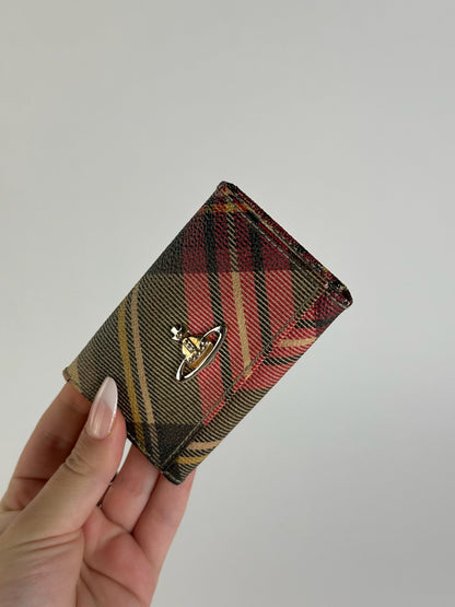 Vintage Vivienne Westwood Leather Key Holder checked