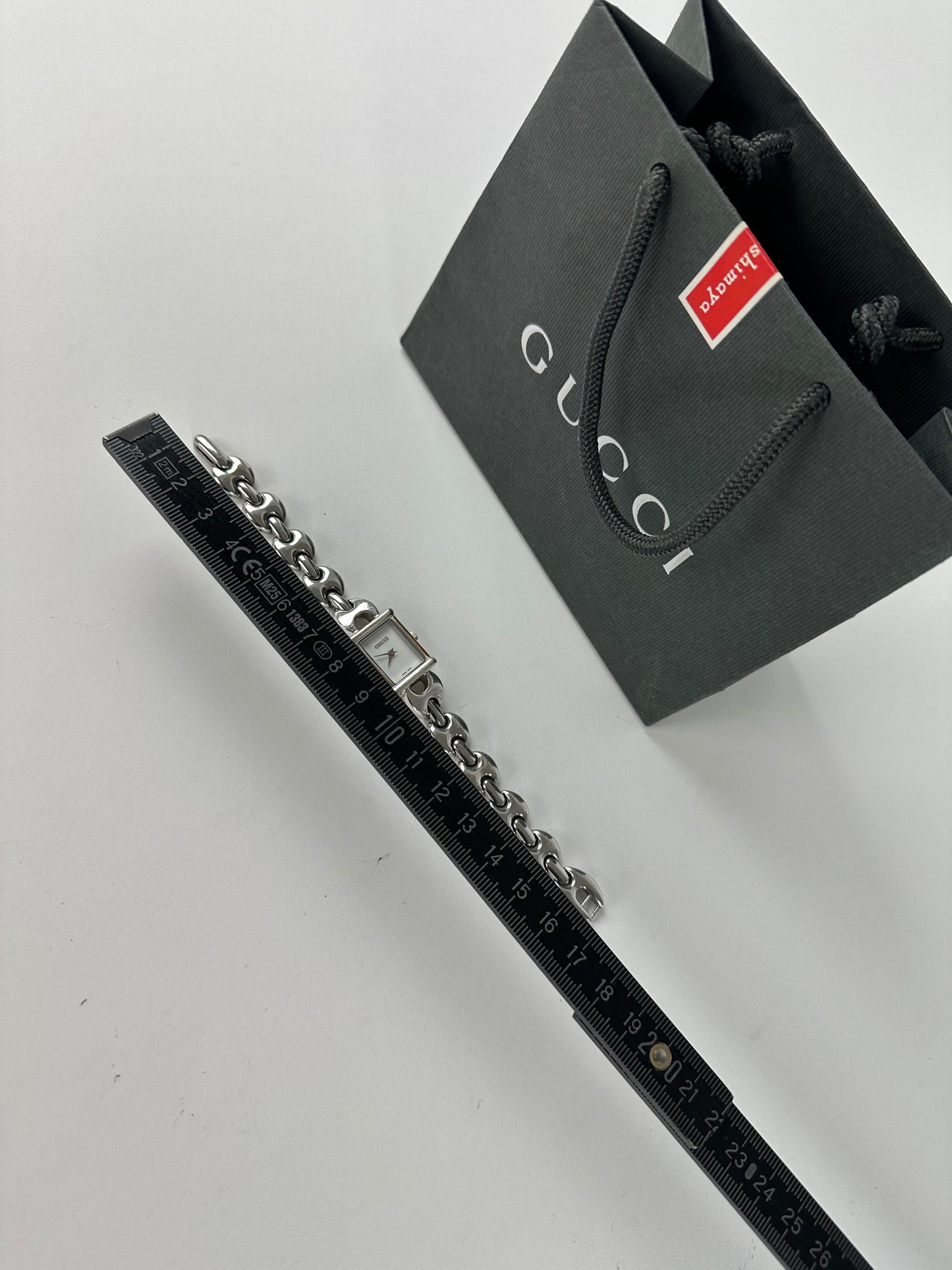 Vintage Gucci Bracelet Watch Silver