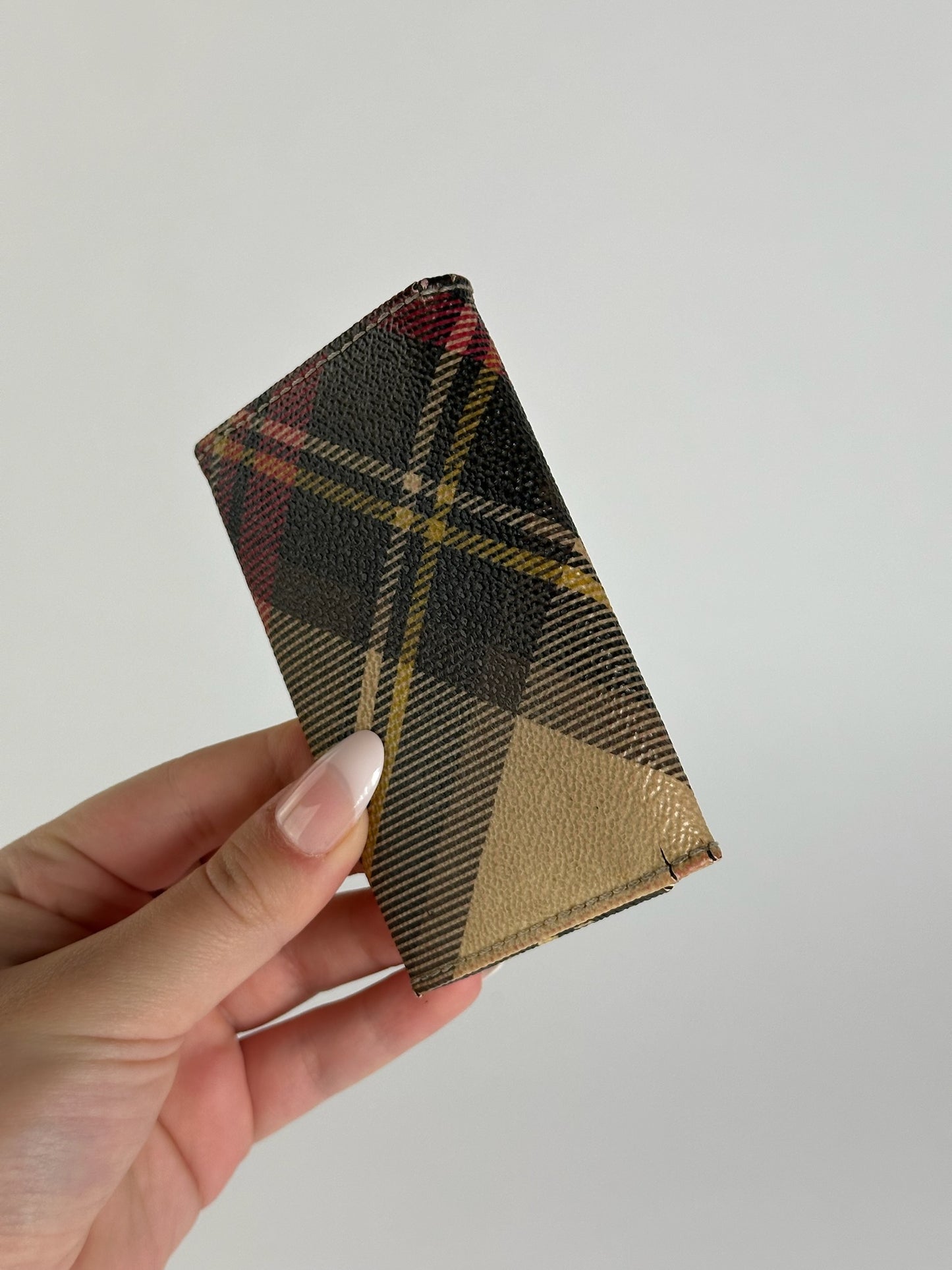 Vintage Vivienne Westwood Leather Key Holder checked