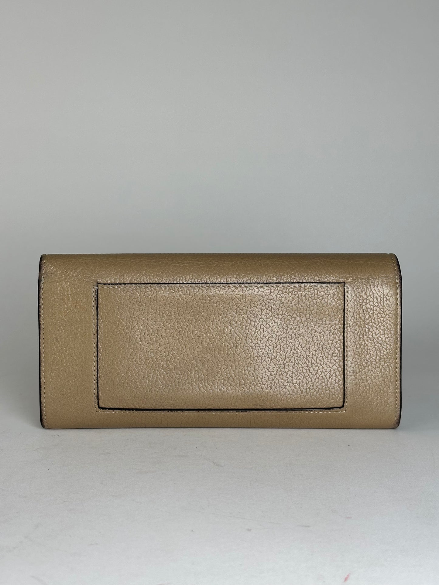 Vintage Celine Paris Leather Wallet Brown