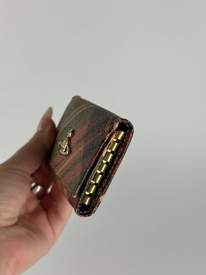 Vintage Vivienne Westwood Leather Key Holder checked