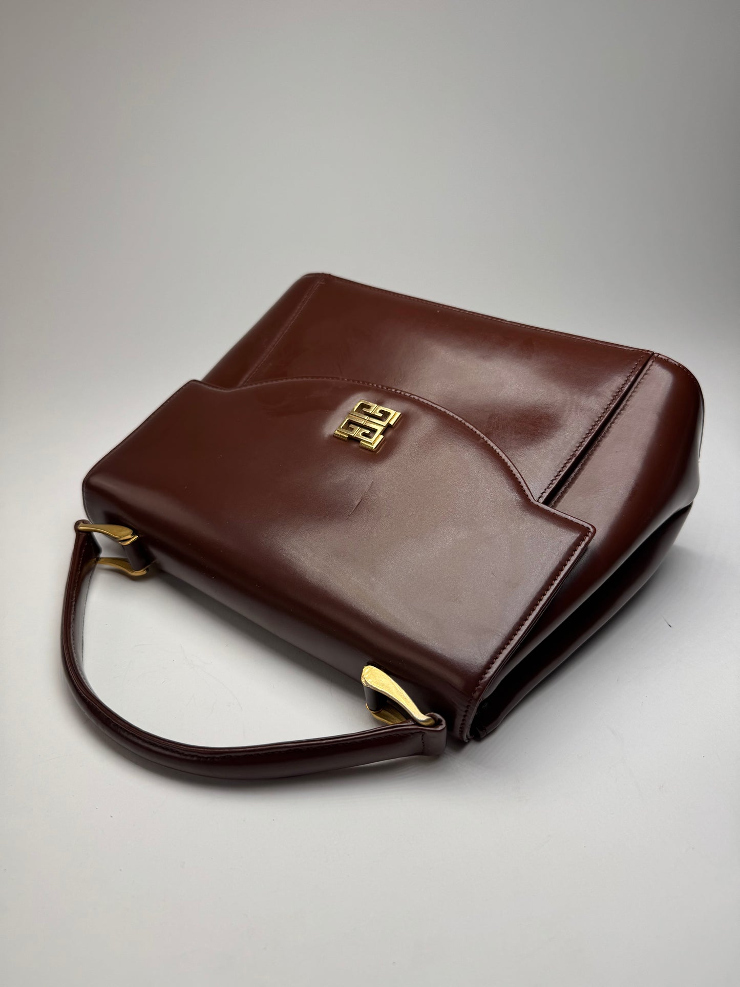 Vintage Givenchy Leather Handbag Brown