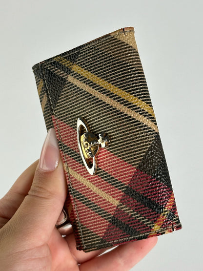 Vintage Vivienne Westwood Leather Key Holder checked