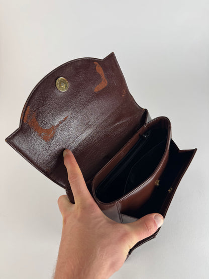 Vintage Givenchy Leather Handbag Brown
