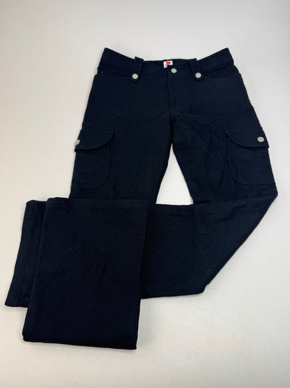 Vintage Courreges Wool Pants Black