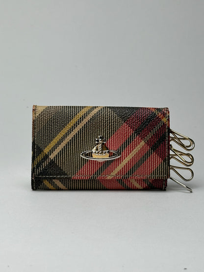 Vintage Vivienne Westwood Leather Key Holder checked