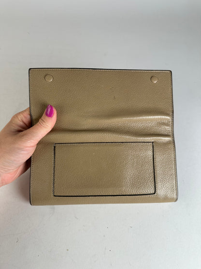Vintage Celine Paris Leather Wallet Brown