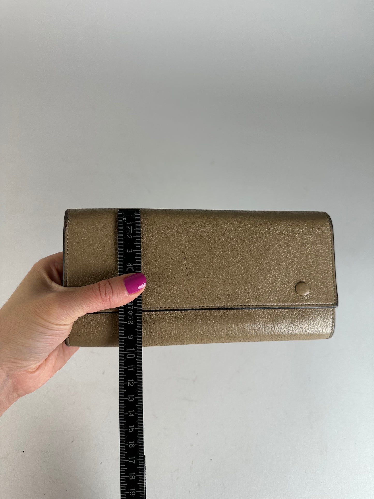 Vintage Celine Paris Leather Wallet Brown