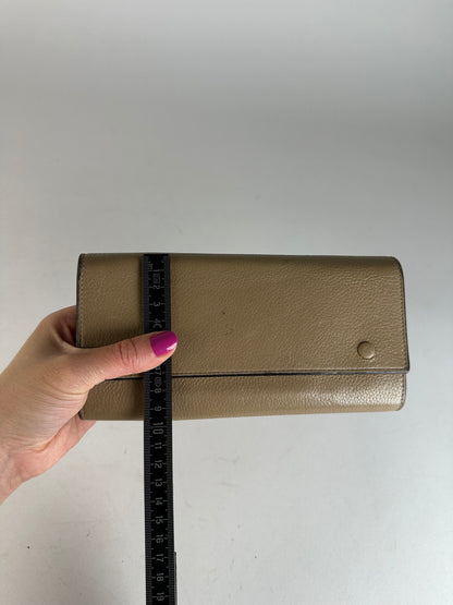 Vintage Celine Paris Leather Wallet Brown