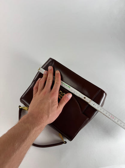 Vintage Givenchy Leather Handbag Brown