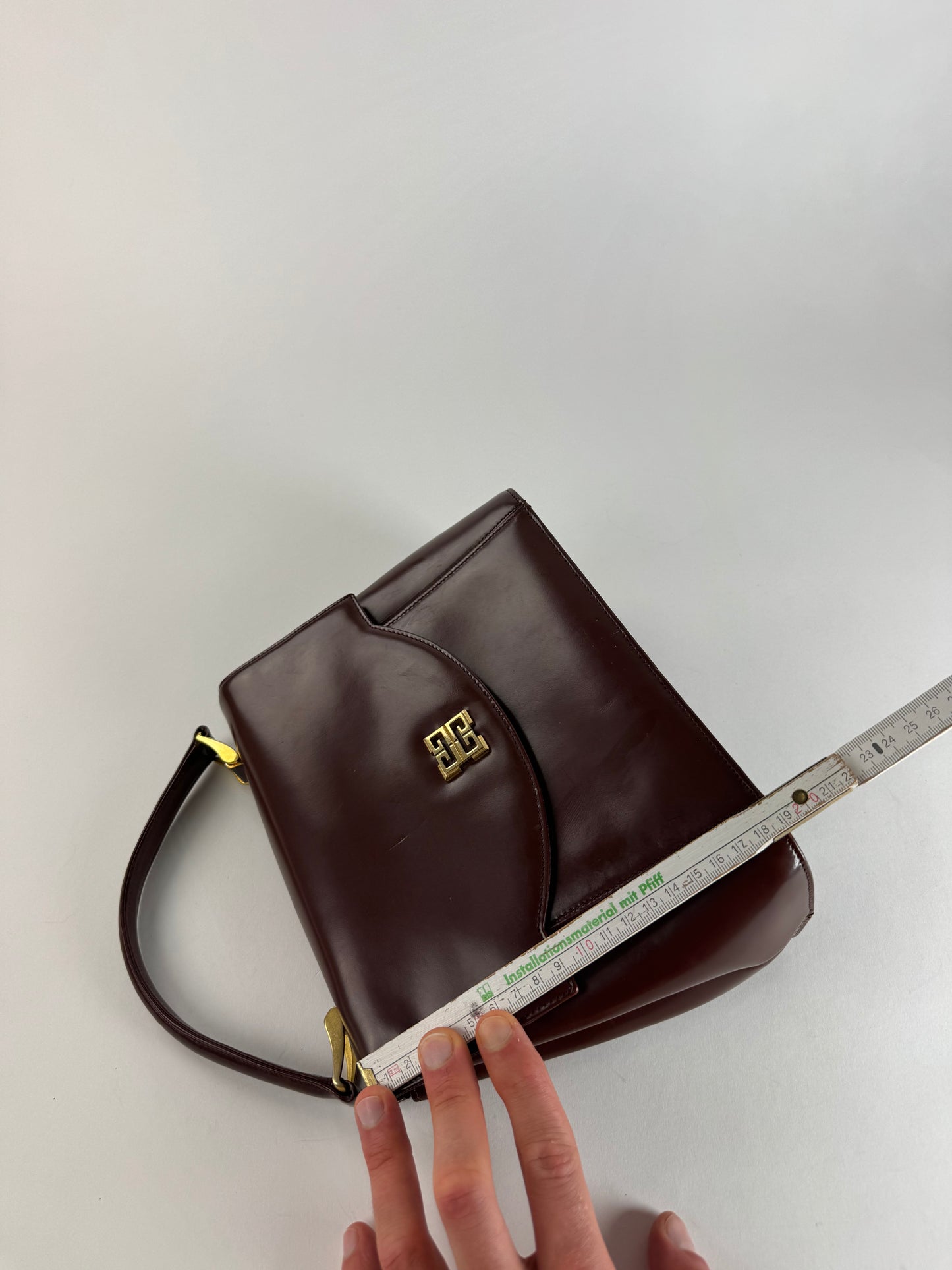 Vintage Givenchy Leather Handbag Brown