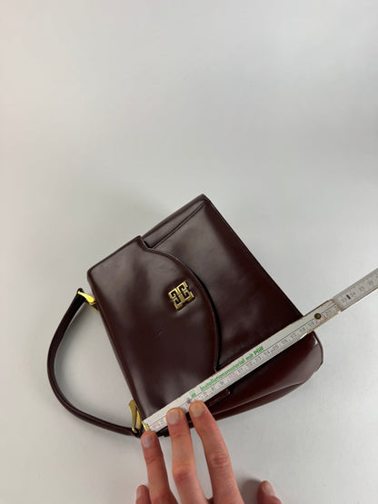 Vintage Givenchy Leather Handbag Brown
