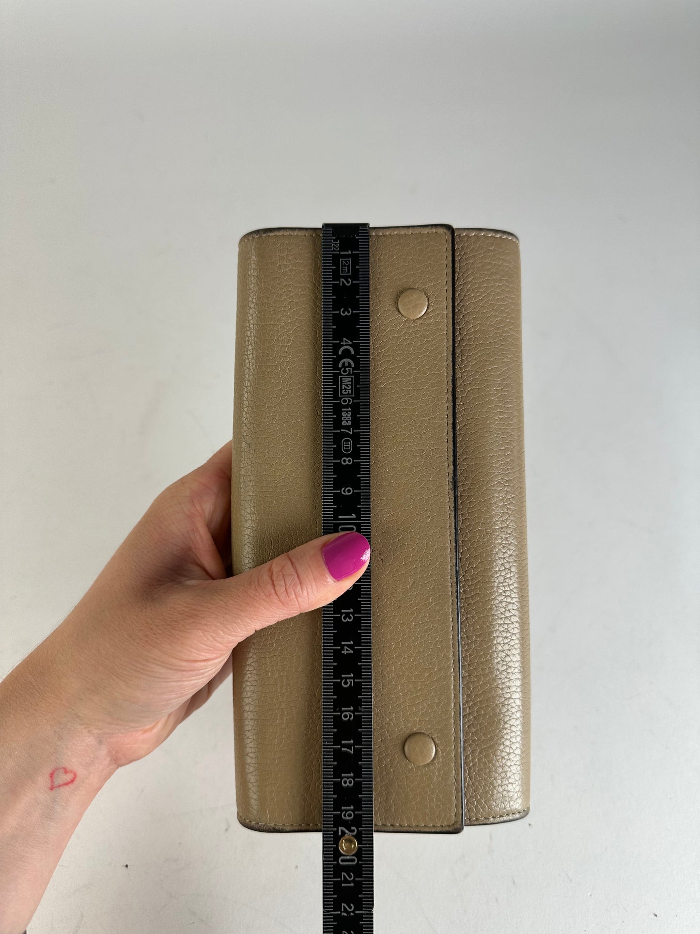 Vintage Celine Paris Leather Wallet Brown