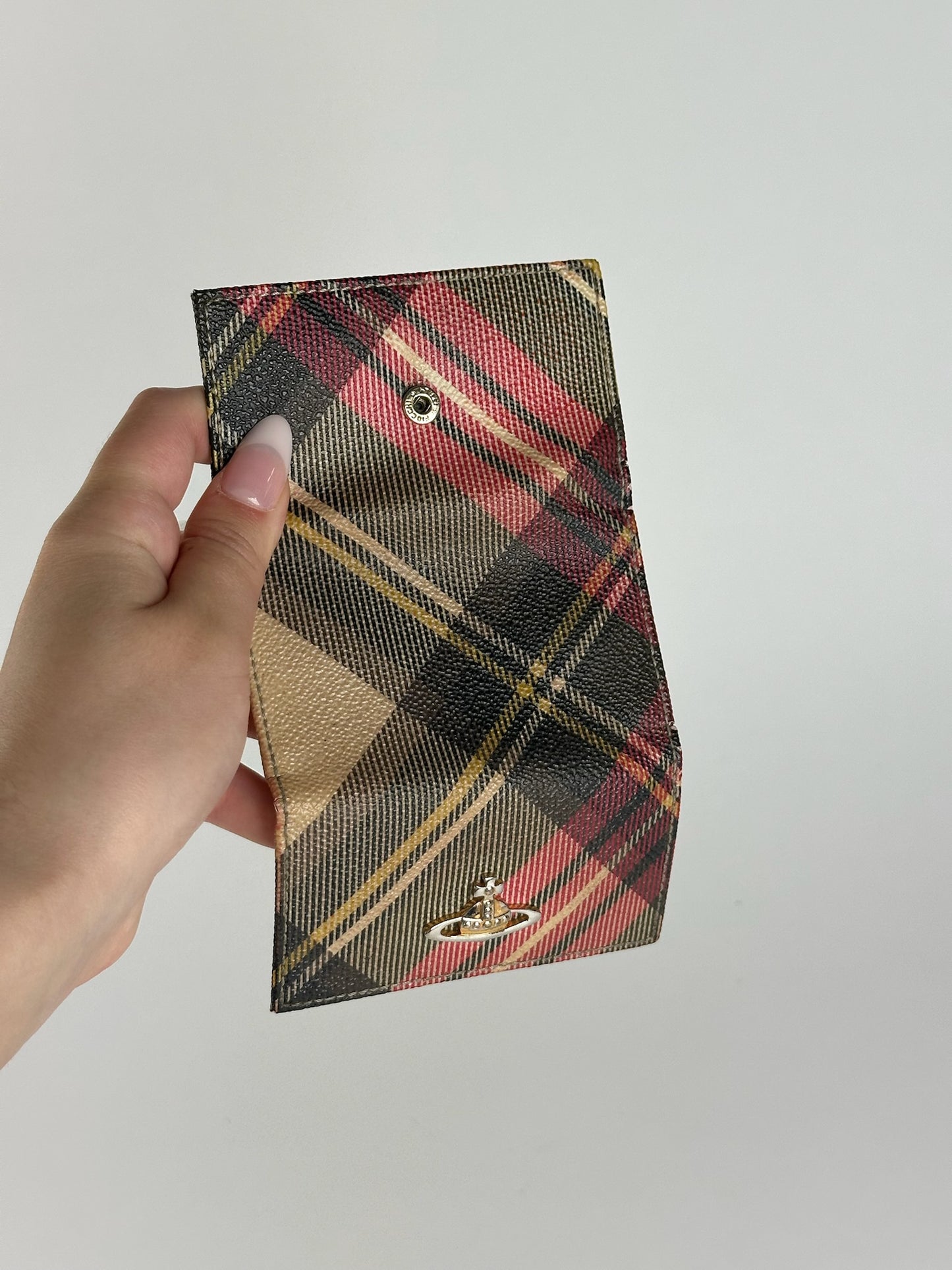 Vintage Vivienne Westwood Leather Key Holder checked