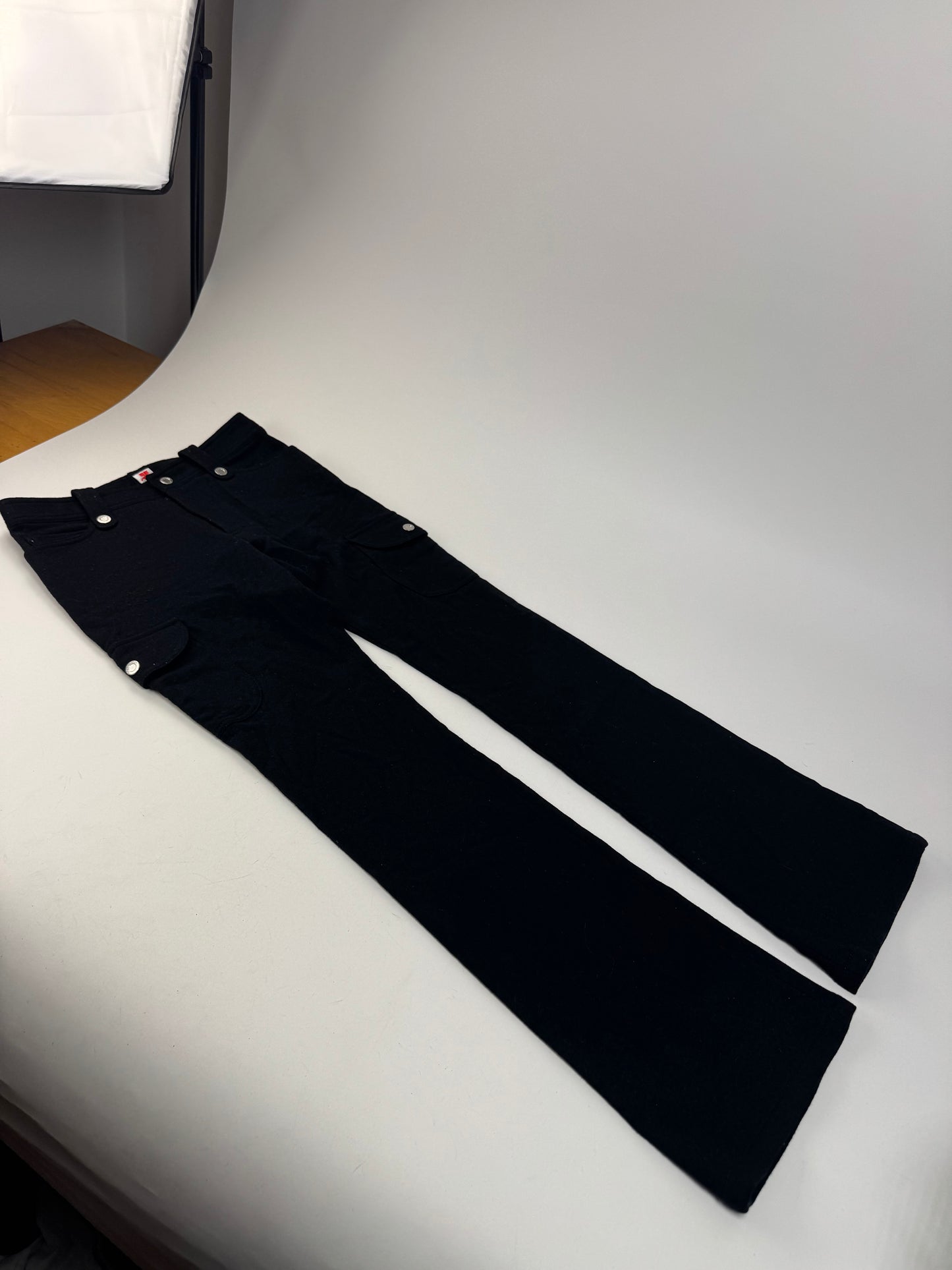 Vintage Courreges Wool Pants Black