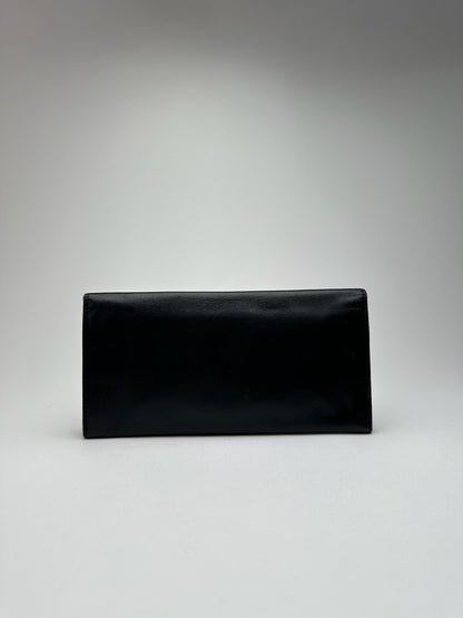 Vintage Gianni Versace Leather Wallet black