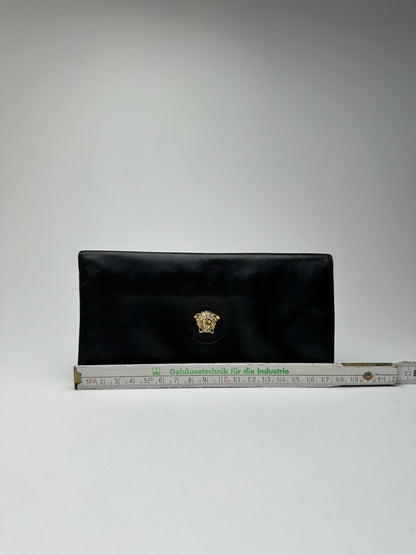 Vintage Gianni Versace Leather Wallet black
