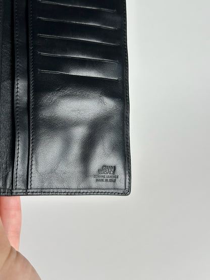 Vintage Gianni Versace Leather Wallet black