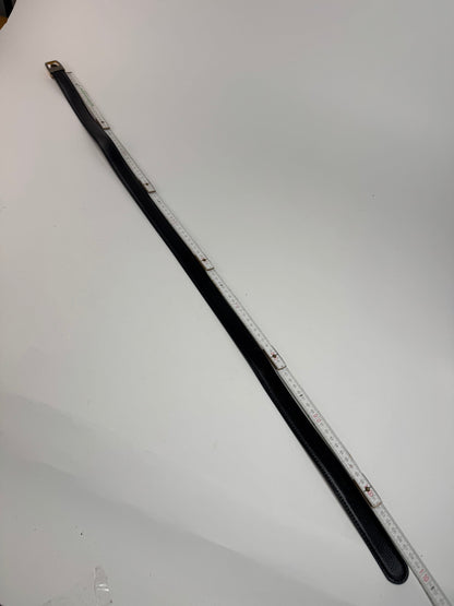 Vintage Dior Leather Belt Black