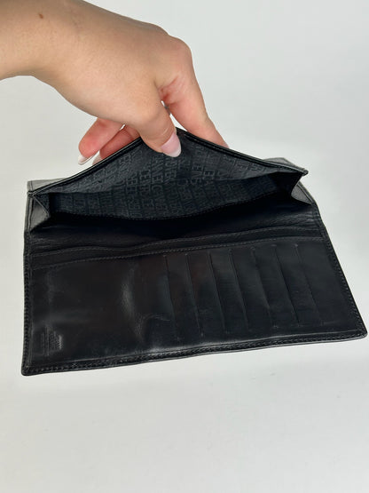 Vintage Gianni Versace Leather Wallet black
