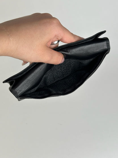 Vintage Gianni Versace Leather Wallet black
