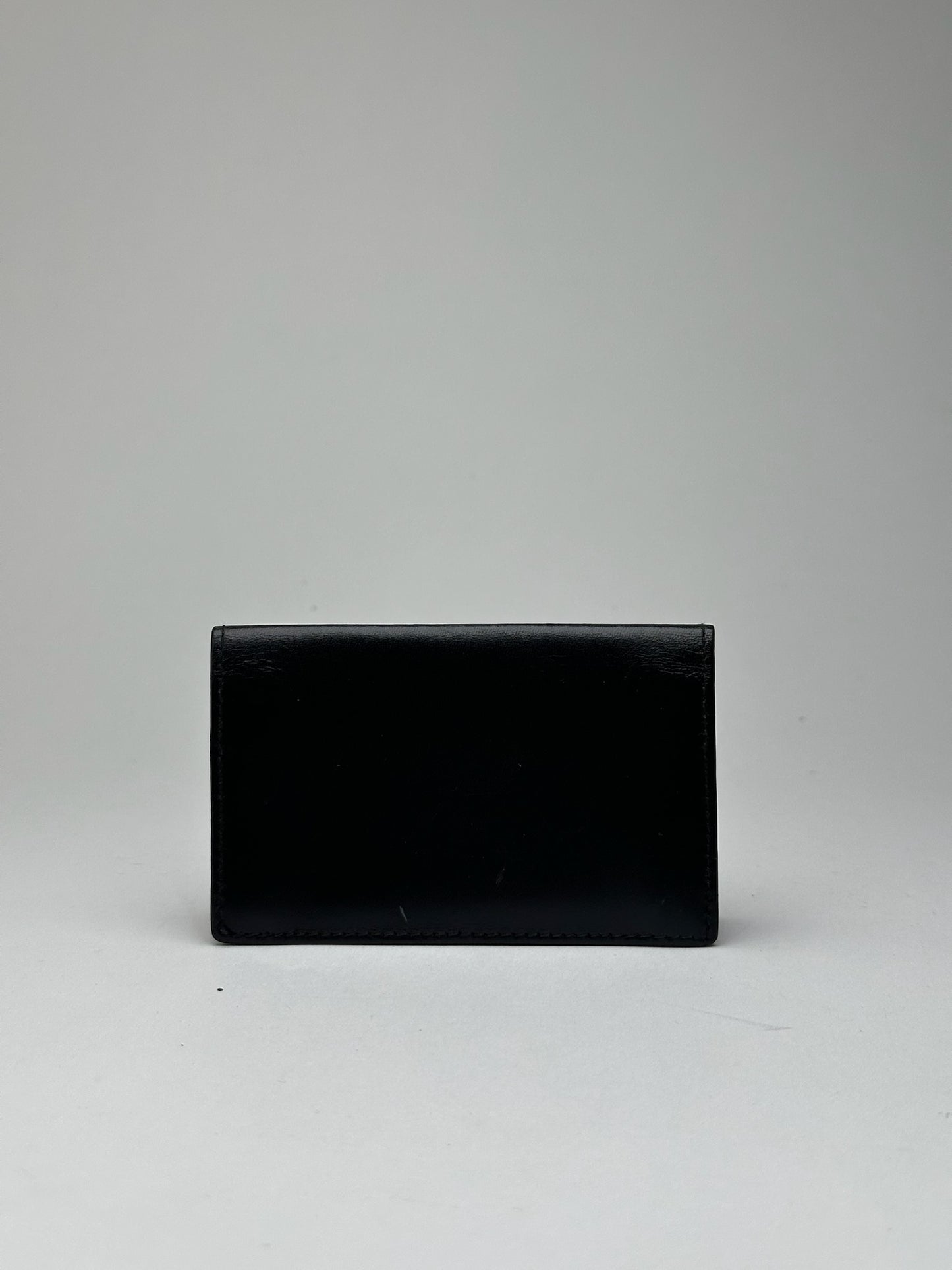 Vintage Dior Leather Card Holder black