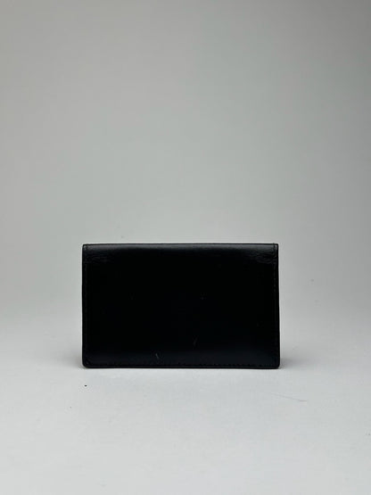 Vintage Dior Leather Card Holder black