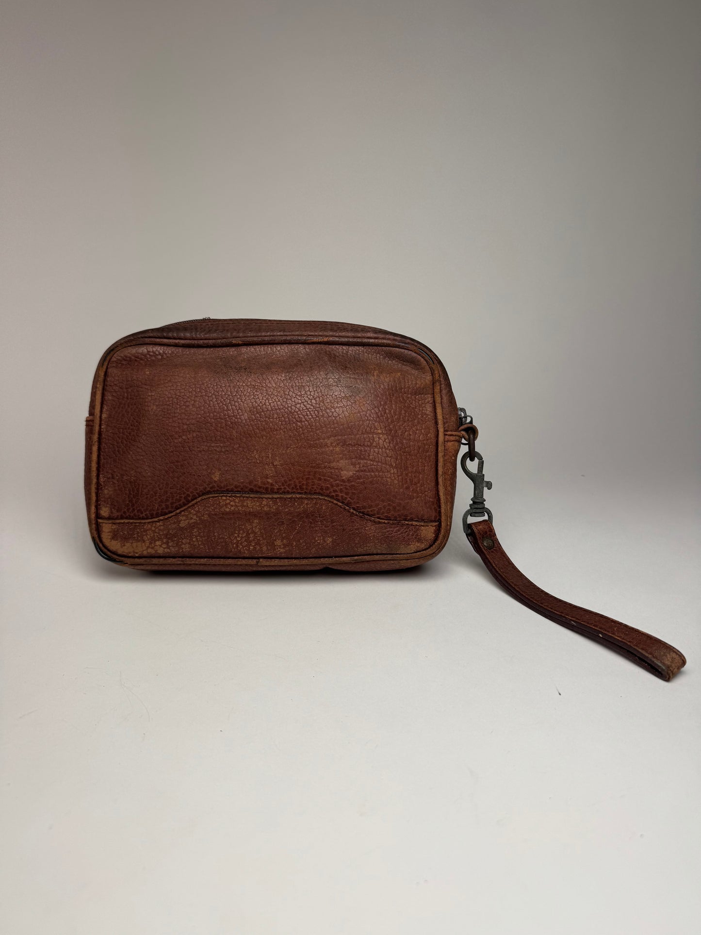 Vintage Dior Leather Clutch Brown