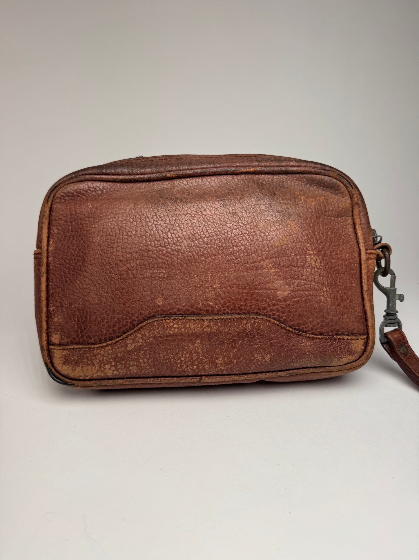 Vintage Dior Leather Clutch Brown