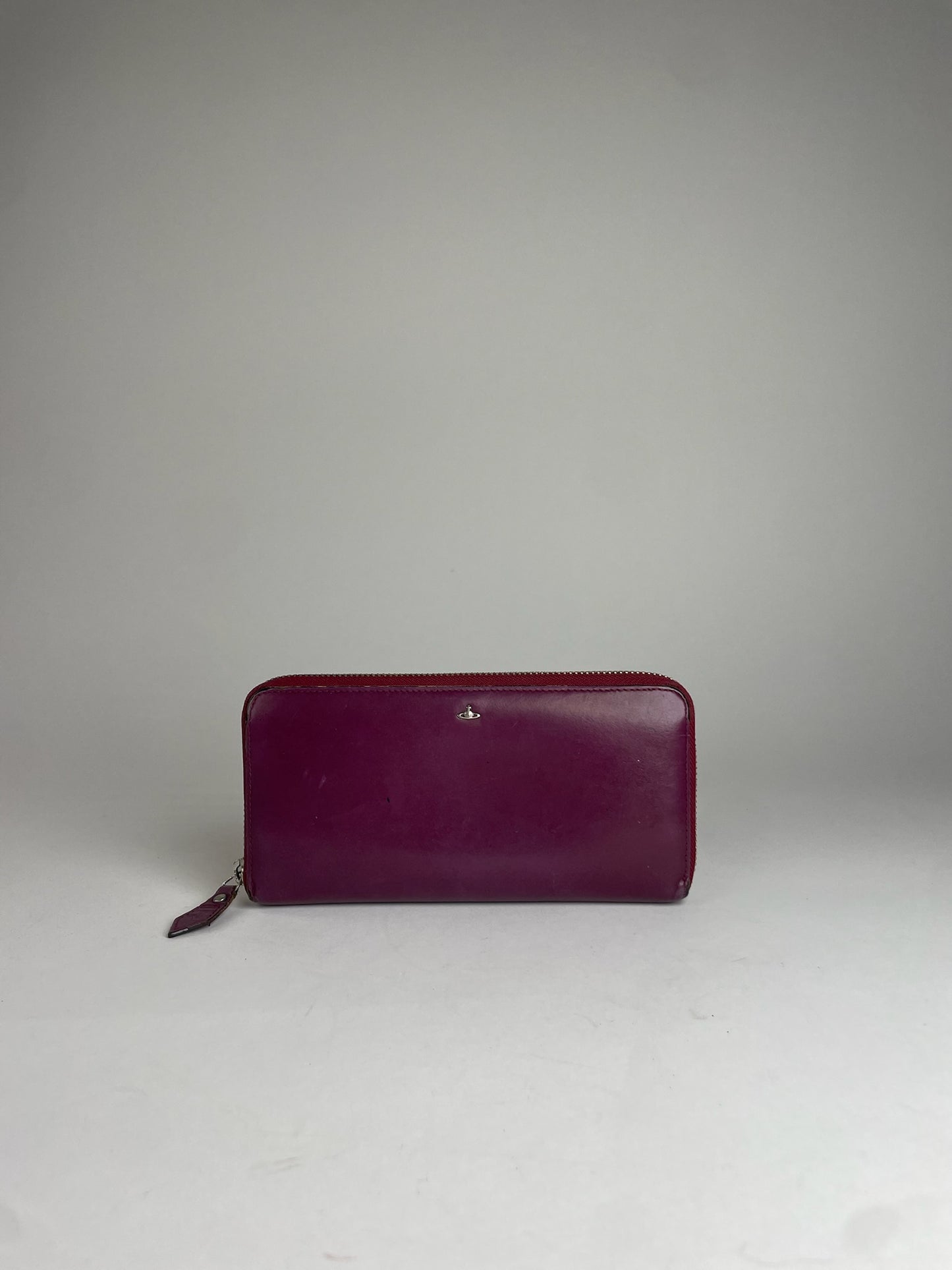 Vintage Vivienne Westwood Leather Wallet Purple