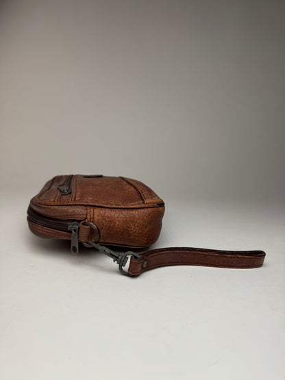Vintage Dior Leather Clutch Brown