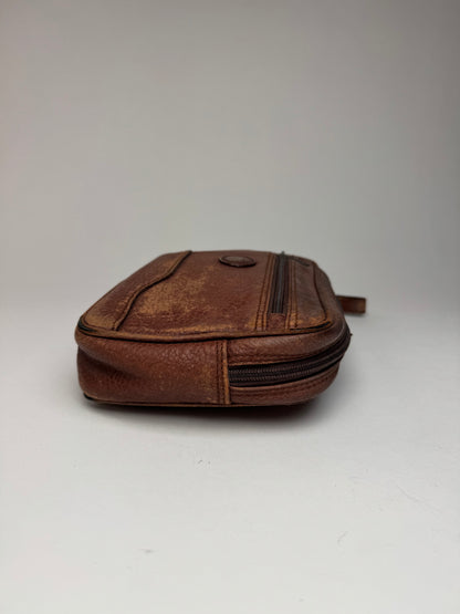 Vintage Dior Leather Clutch Brown