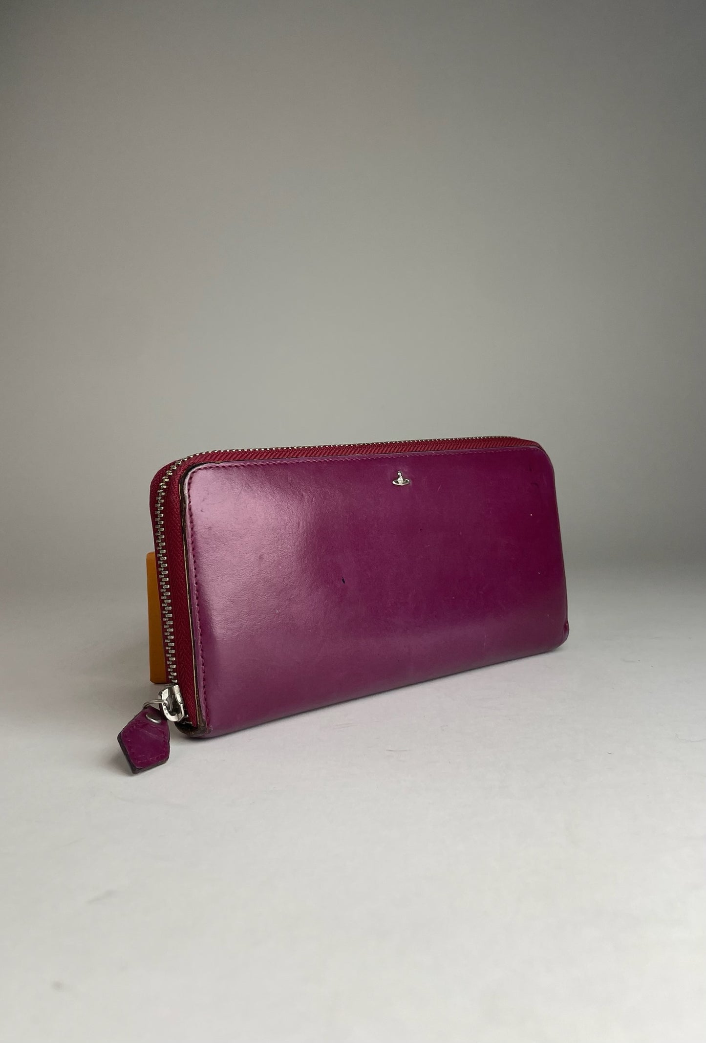 Vintage Vivienne Westwood Leather Wallet Purple