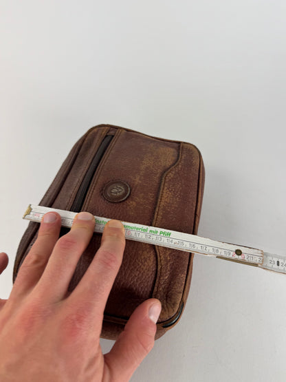 Vintage Dior Leather Clutch Brown