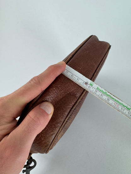Vintage Dior Leather Clutch Brown