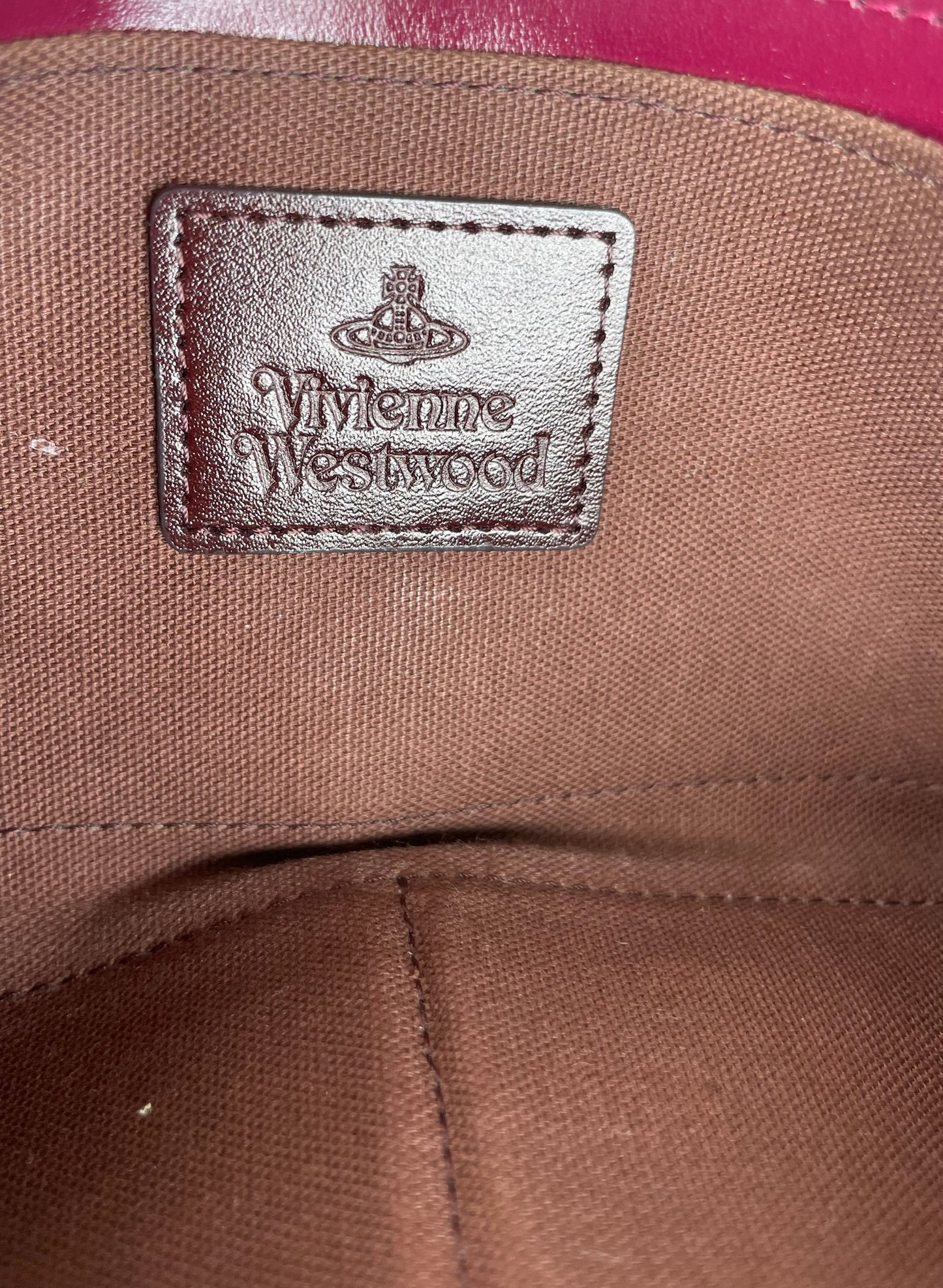 Vintage Vivienne Westwood Leather Wallet Purple