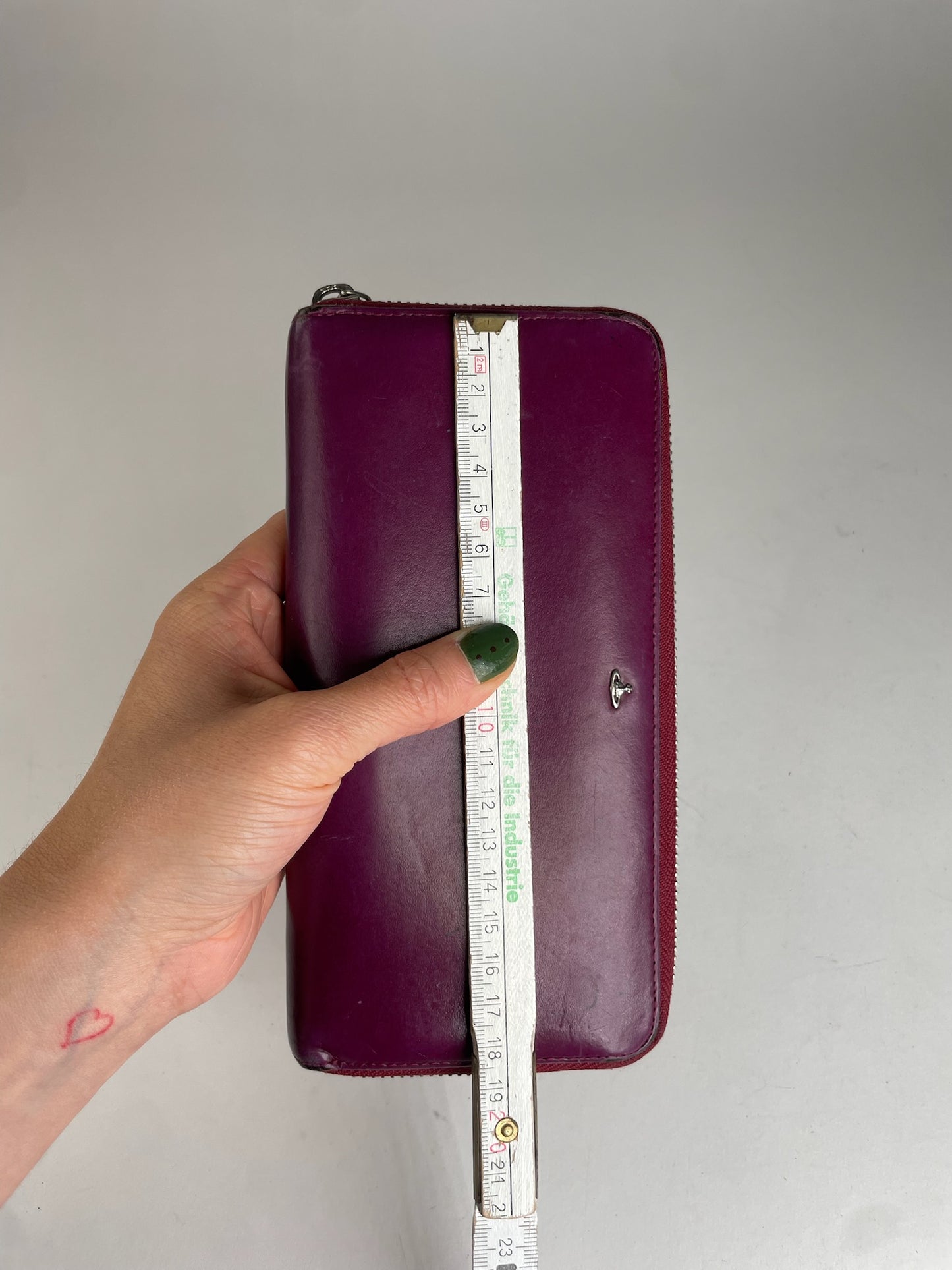 Vintage Vivienne Westwood Leather Wallet Purple