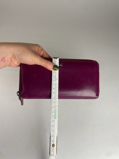 Vintage Vivienne Westwood Leather Wallet Purple