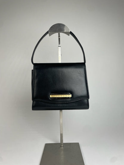Vintage Givenchy Leather Handbag Black