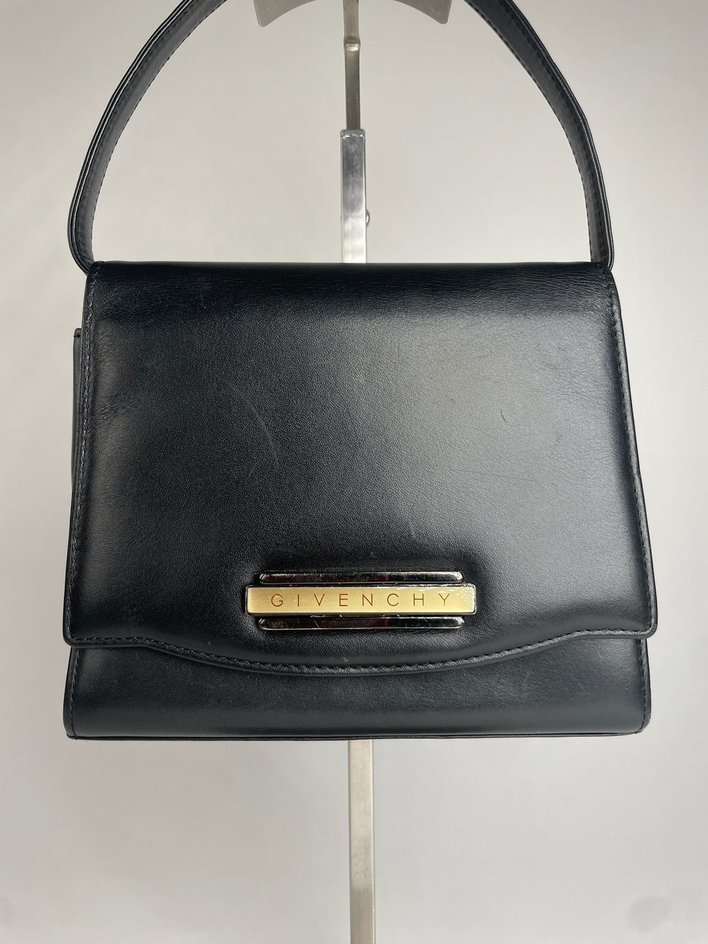 Vintage Givenchy Leather Handbag Black