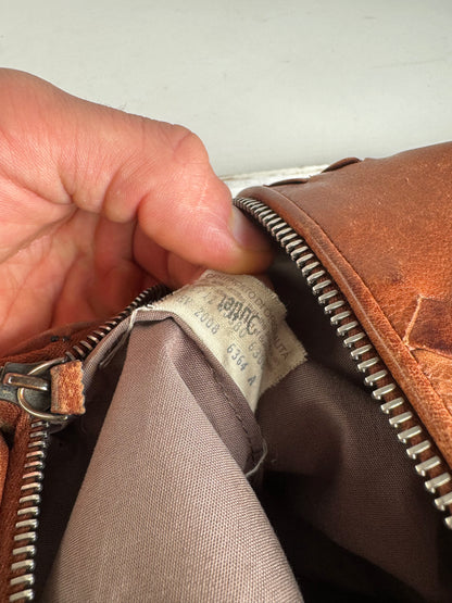 Vintage Bottega Veneta Leather Clutch Brown