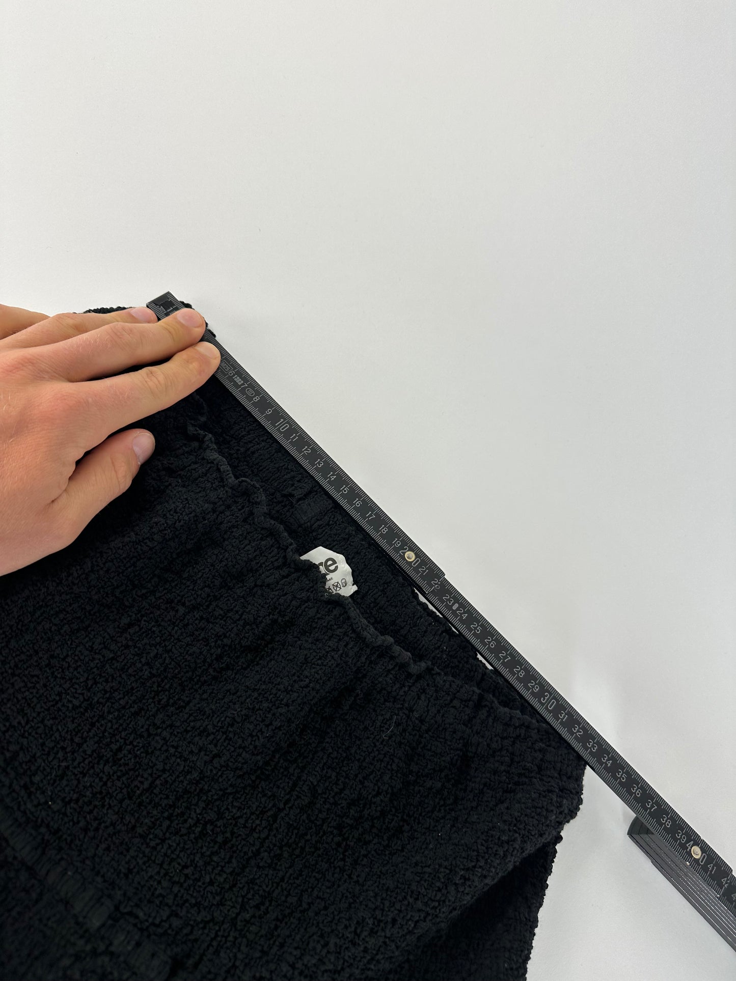 Vintage Issey Miyake Cotton Blend Skirt Y2K Black