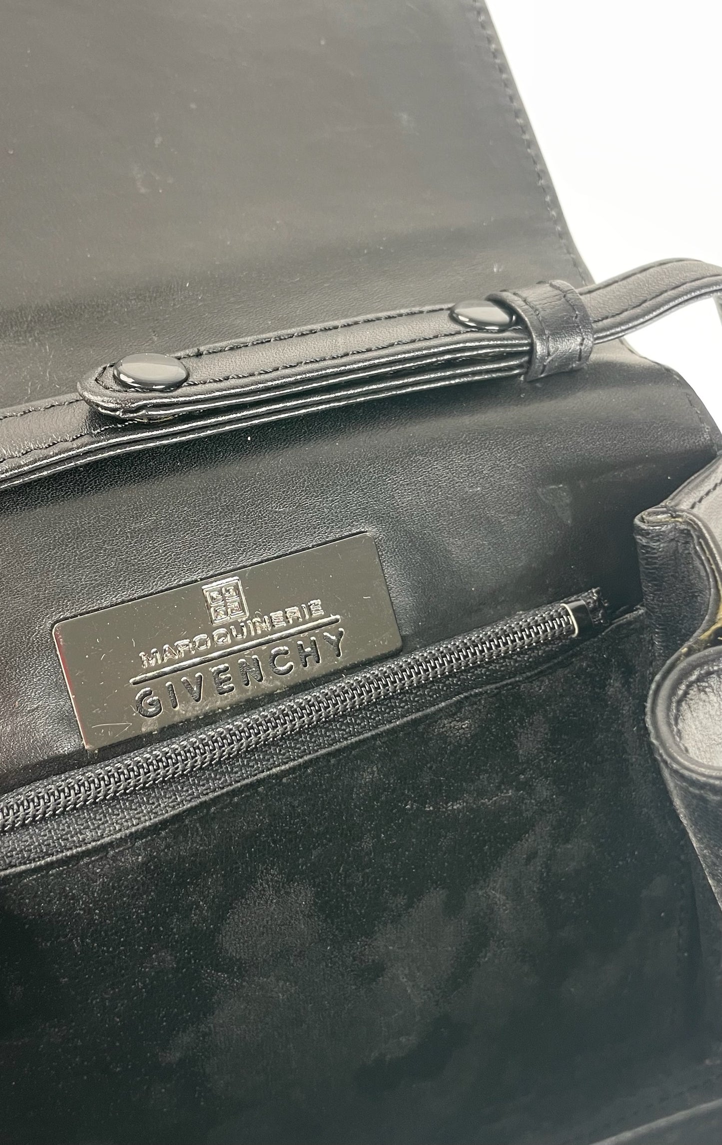 Vintage Givenchy Leather Handbag Black
