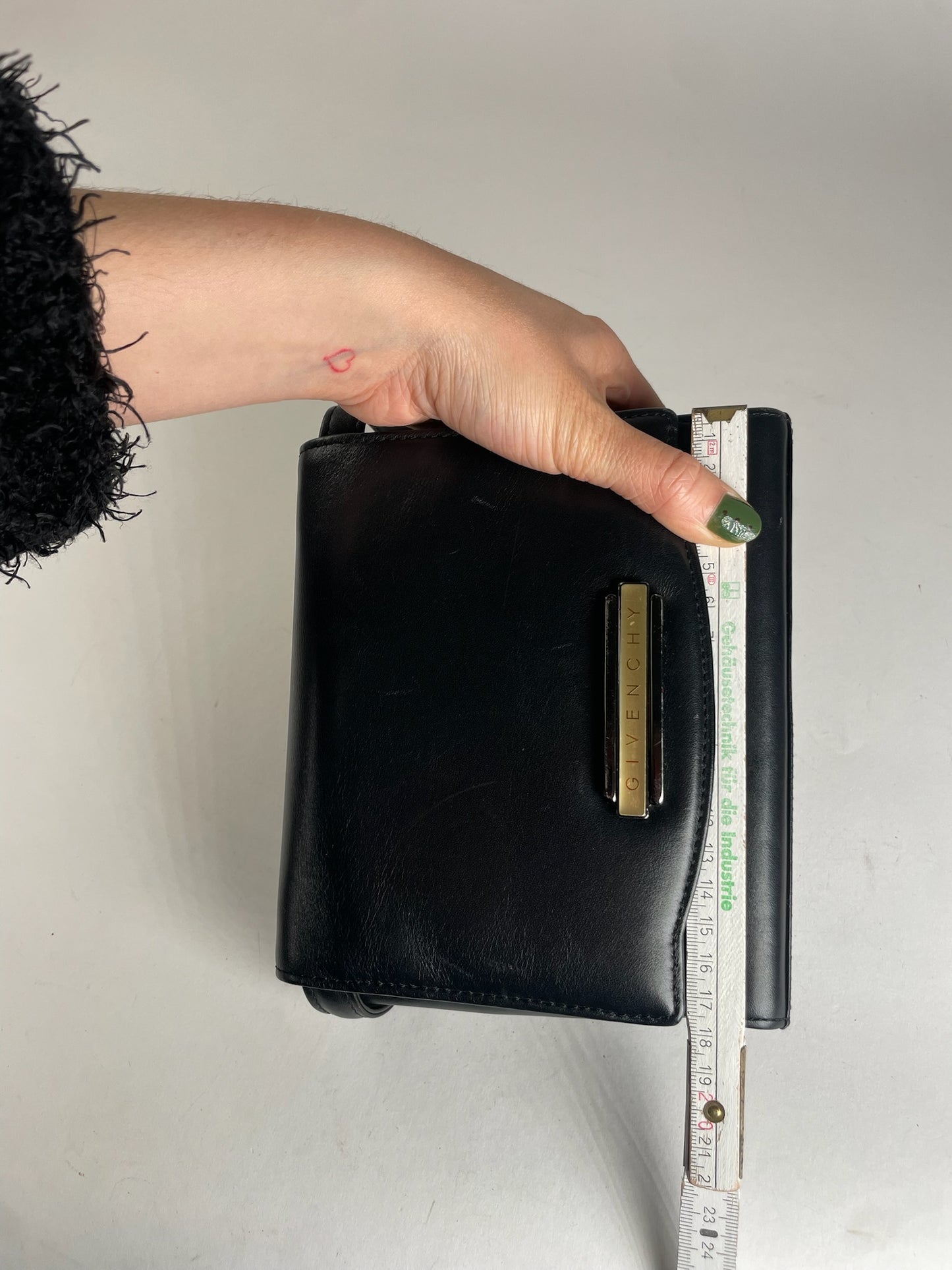 Vintage Givenchy Leather Handbag Black