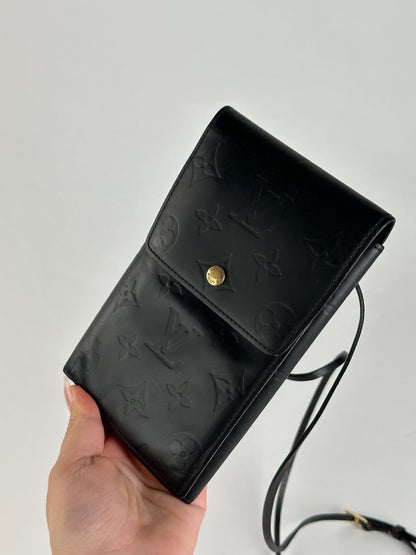 Vintage Louis Vuitton Vernis Leather Bag black