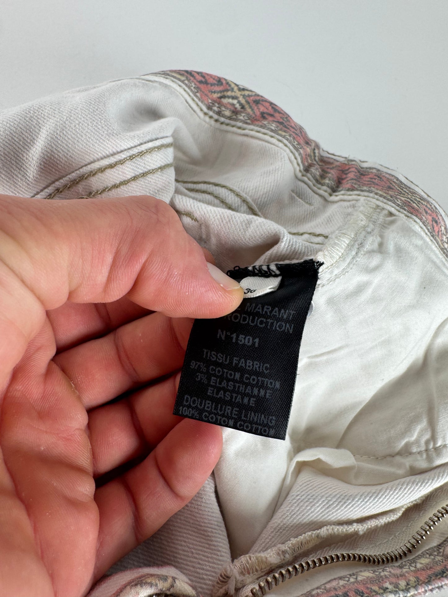 Isabel Marant Striped Jeans S