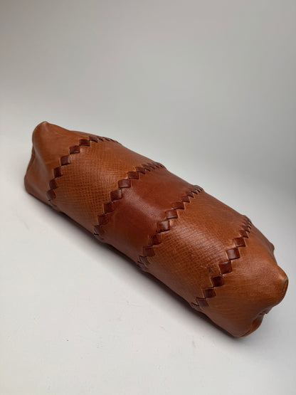 Vintage Bottega Veneta Leather Clutch Brown