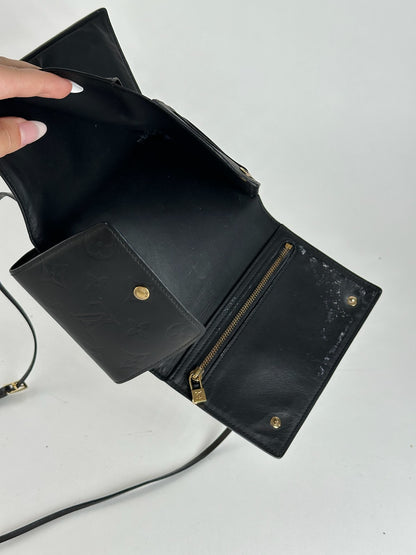 Vintage Louis Vuitton Vernis Leather Bag black