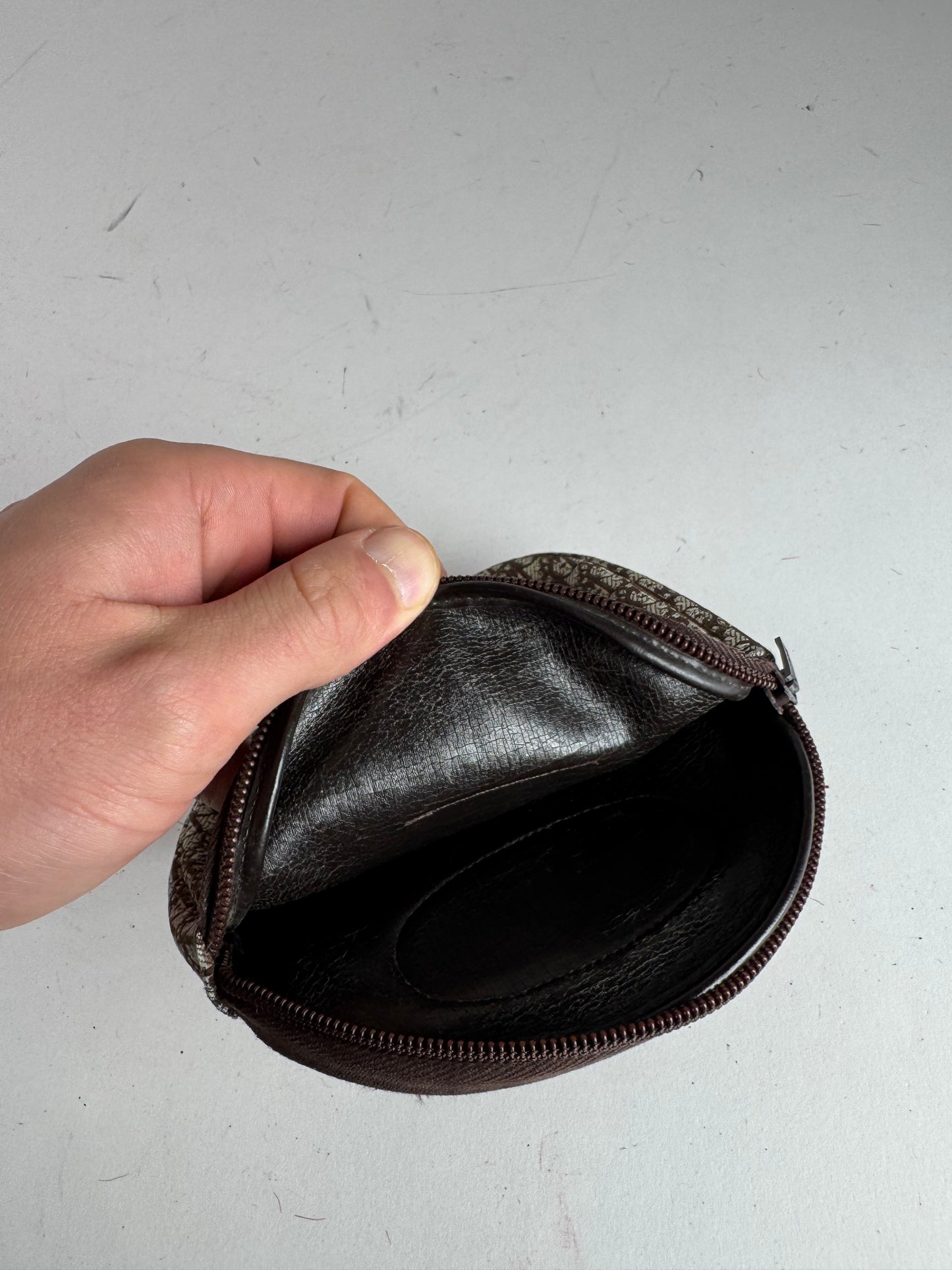 Vintage Dior Oblique Monogram Belt Bag Brown beige