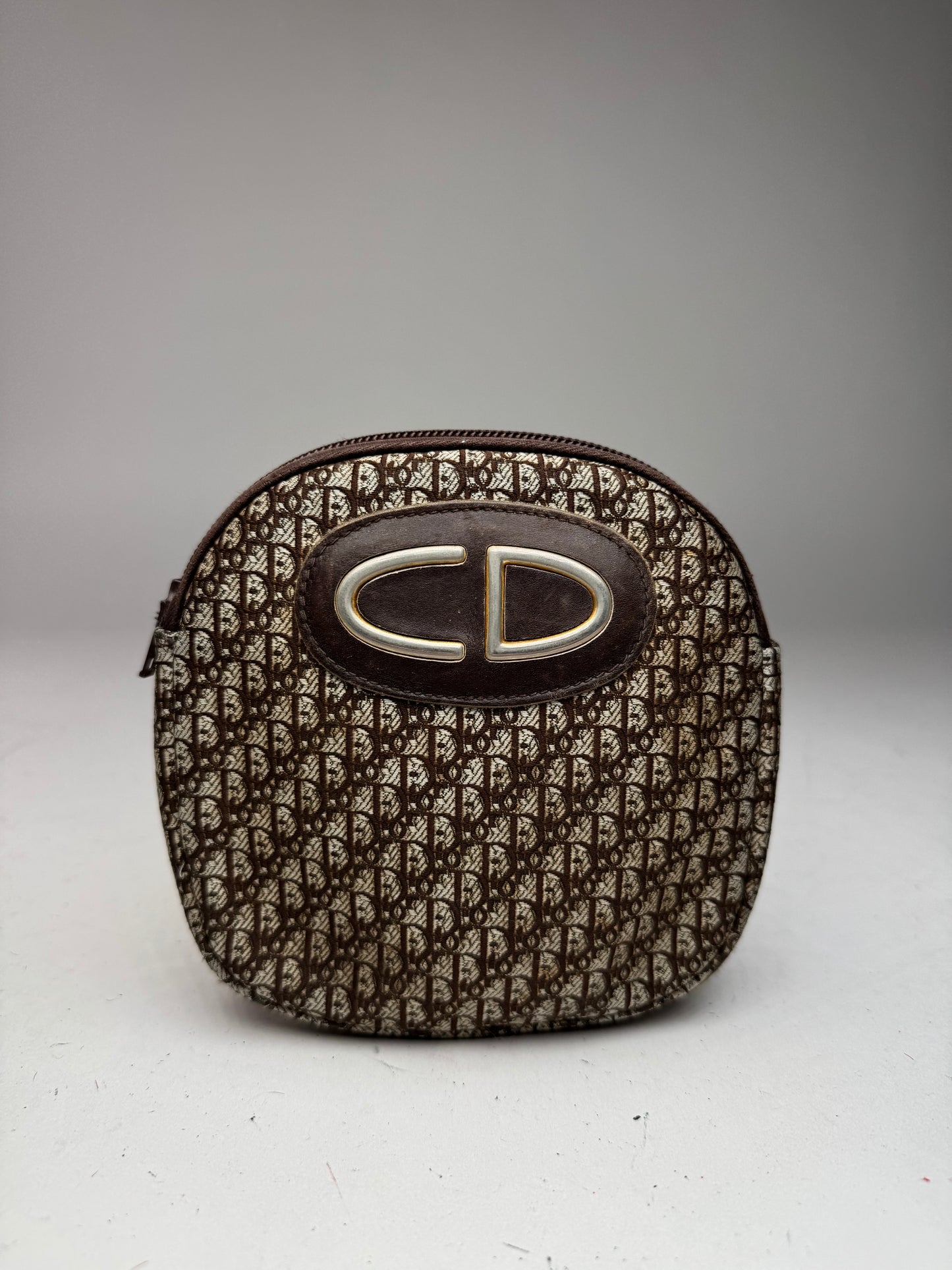 Vintage Dior Oblique Monogram Belt Bag Brown beige